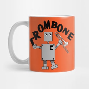 Trombone Robot Text Mug